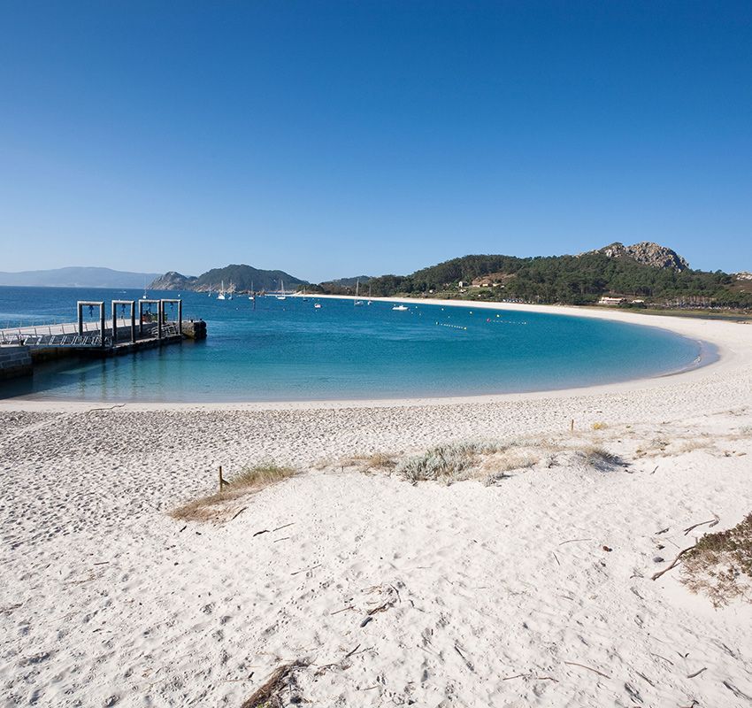 Playa de Rodas, Islas Cíes, Pontevedra, Galicia