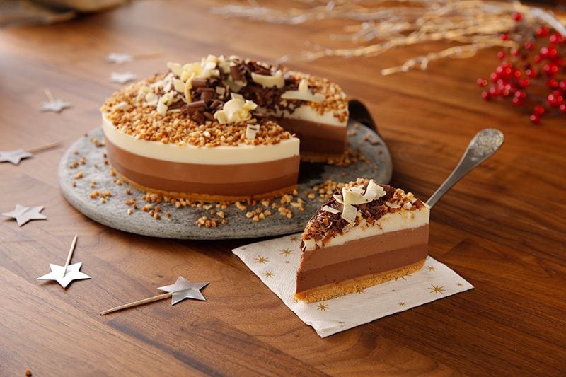 Postres de Navidad Nestlé Cocina: Tarta de tres chocolates