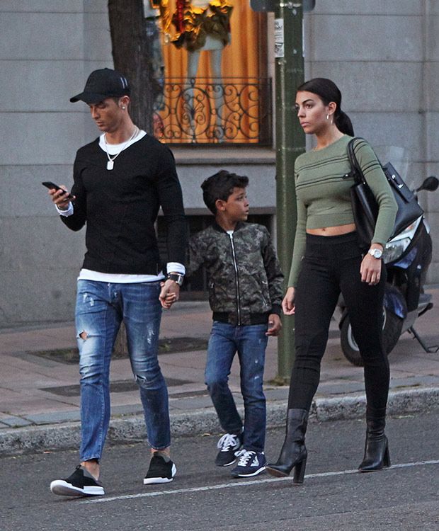 cristiano ronaldo y georgina con junior