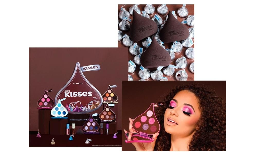 glamlite cosmetics x hershey 39 s kisses