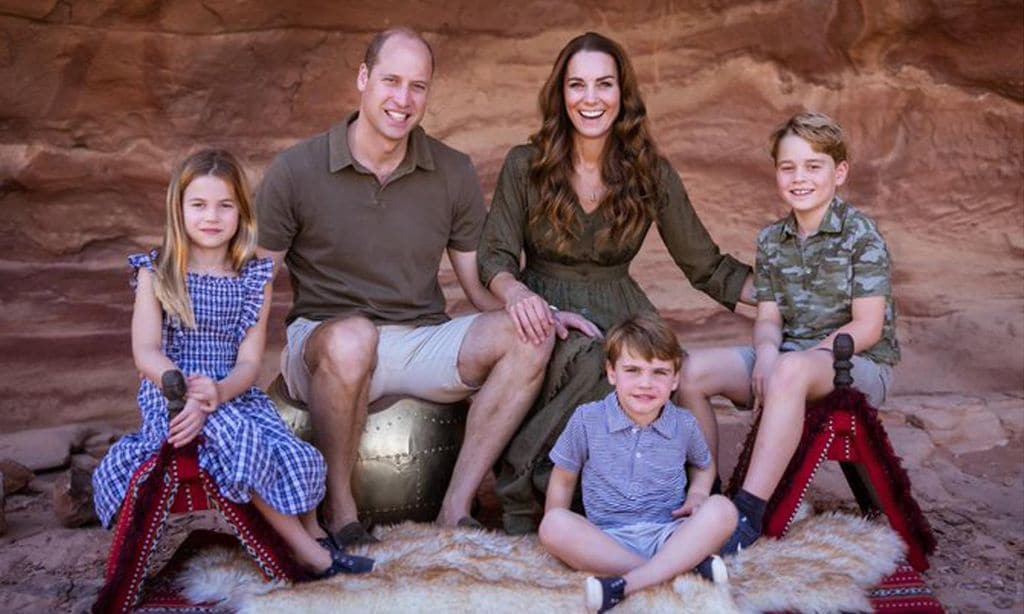 Prince William and Kate\'s 2021 Christmas card photo was taken in Jordan