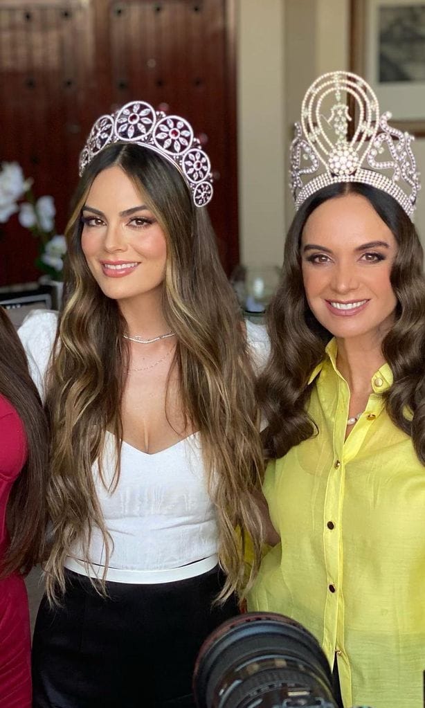 Lupita Jones con Andrea Meza y Ximena Navarrete