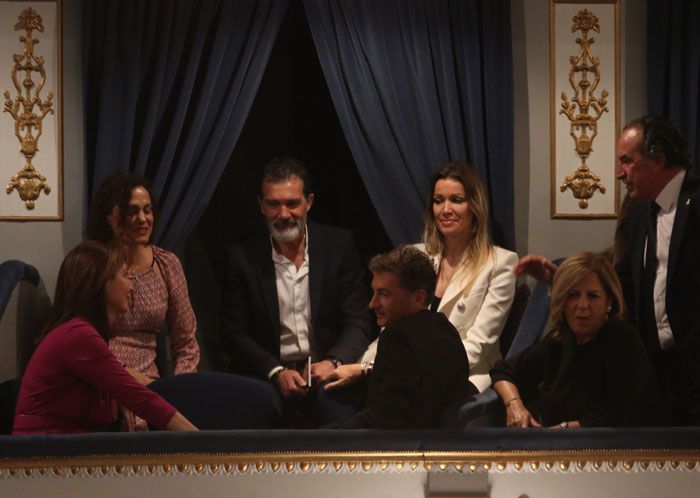 Antonio Banderas asiste con Nicole al pregón de la Semana Santa 2017