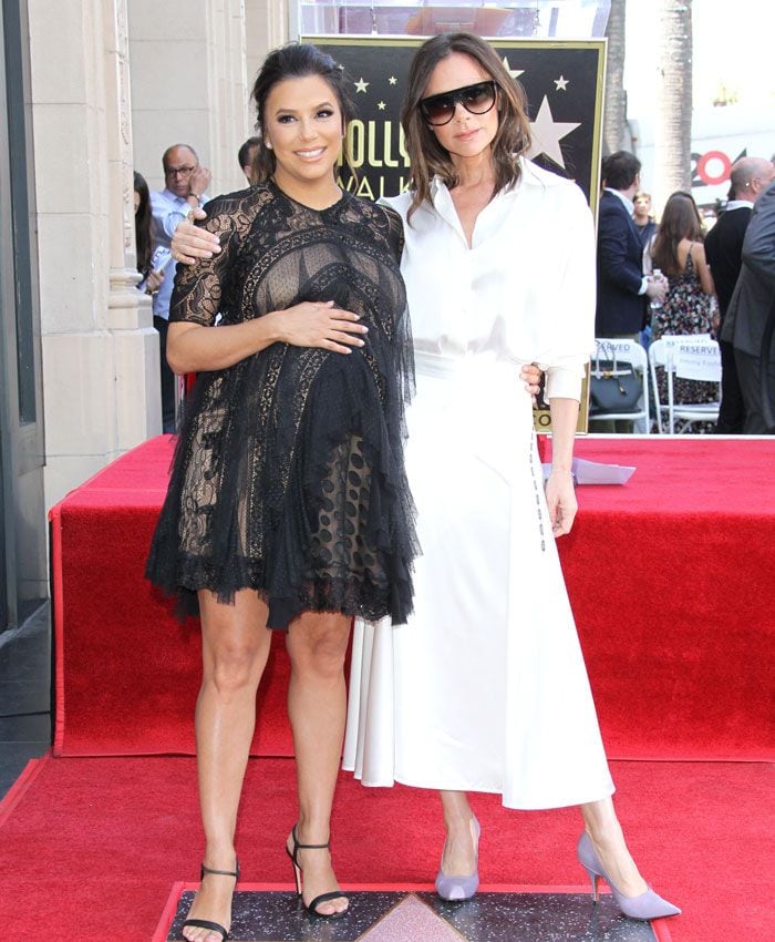 Eva Longoria y Victoria Beckham