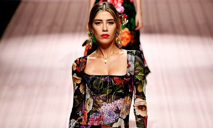 michelle salas vestido dolce gabbana a