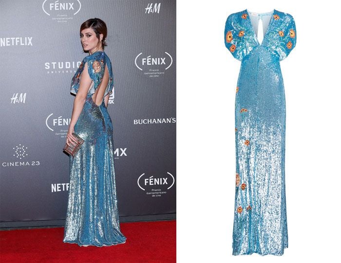 Blanca Suárez y vestido de Temperley London