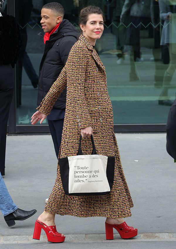 Carlota Casiraghi en el desfile de Chanel en París