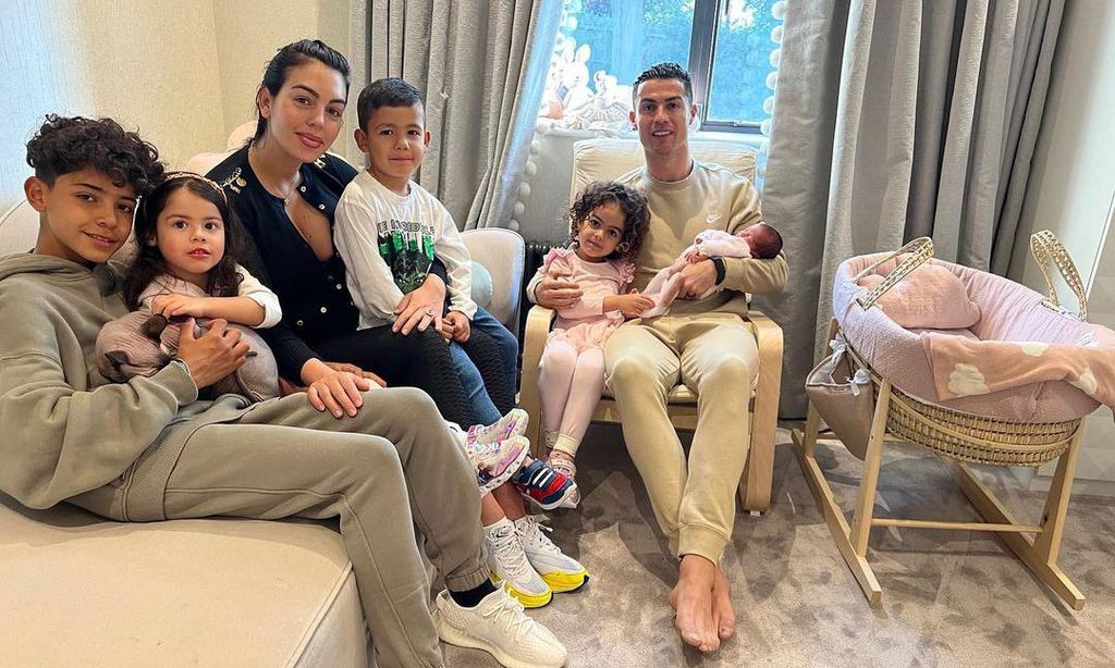 Cristiano Ronaldo, Georgina Rodríguez y familia