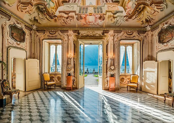 La villa está en los terrenos del Grand Hotel Tremezzo