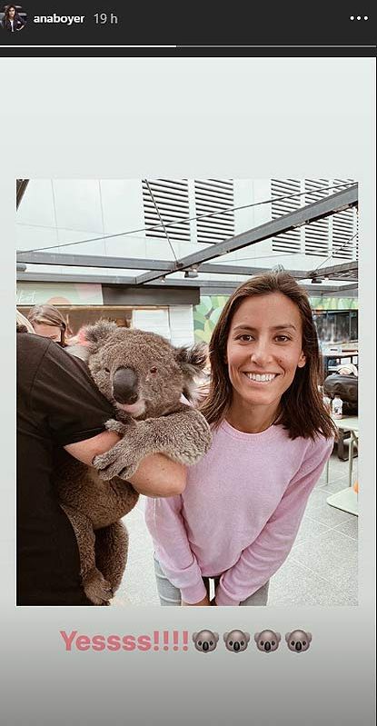 ¡Hola koala! Ana Boyer (y su familia) se derrite con su nuevo amigo australiano 