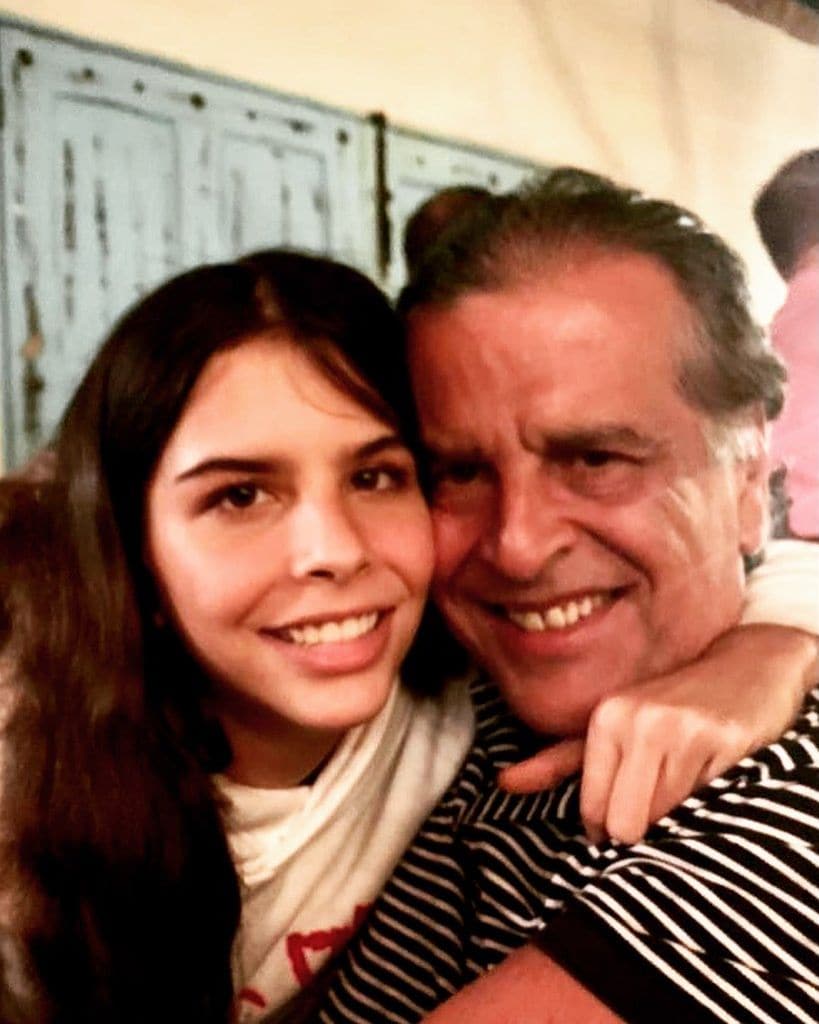 Paula Levy y su padre, 'El Pirru'