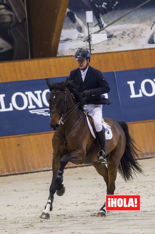 Cayetano Martínez de Irujo, en el concurso de saltos de Coruña