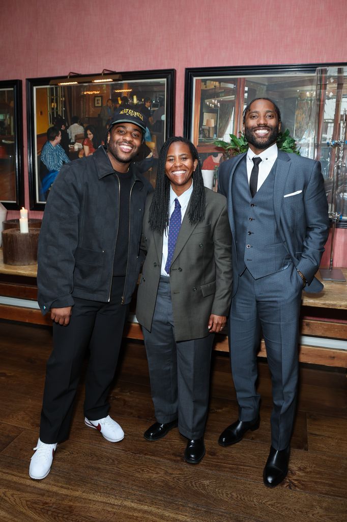 Malcolm, Katia y John David Washington. 