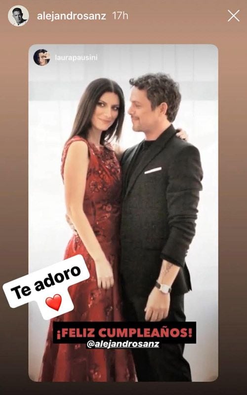 Alejandro Sanz y Laura Pausini