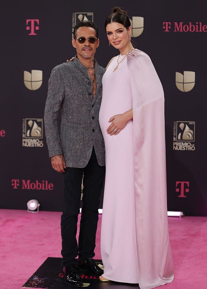 Marc Anthony y Nadia Ferreira