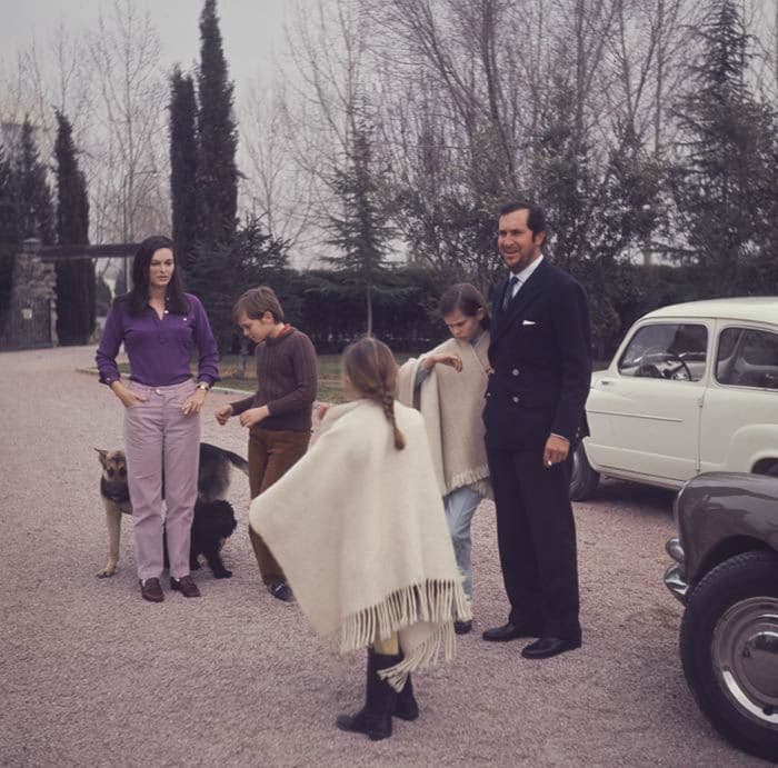 Lucía Bosé, Luis Miguel Dominguín y sus hijos