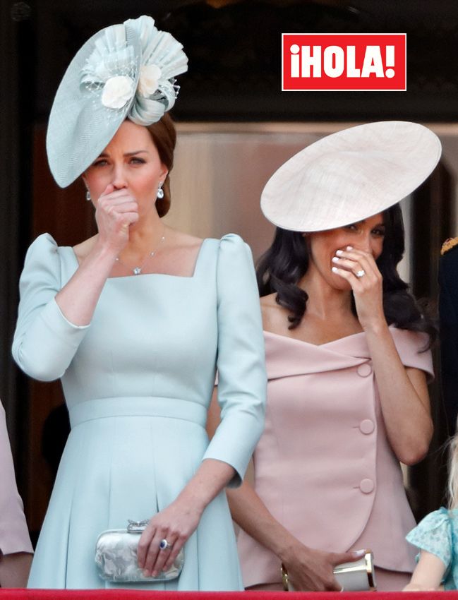 Kate Middleton y Meghan Markle en 2018