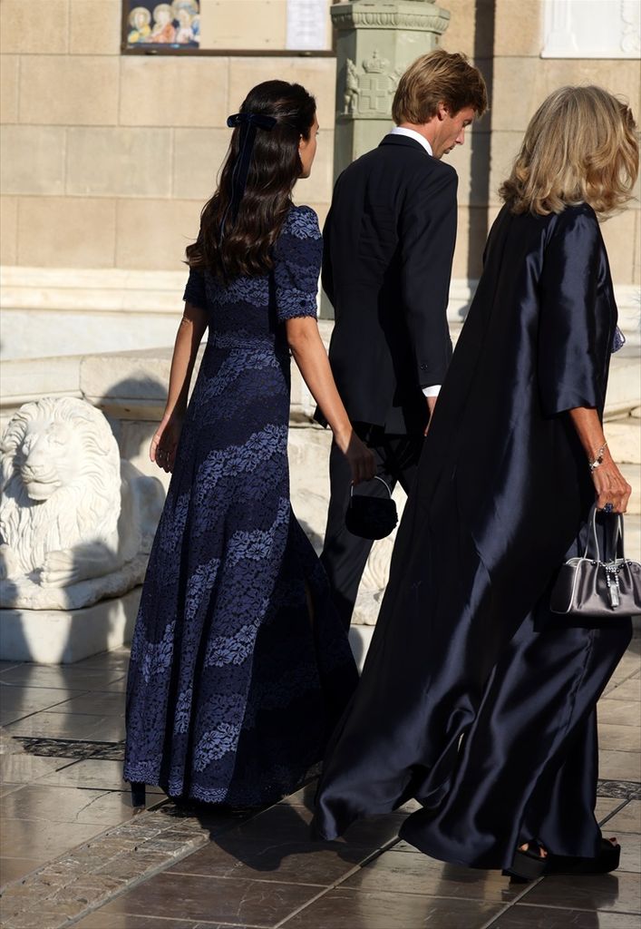 Sassa de Osma at the wedding of Princess Theodora of Greece