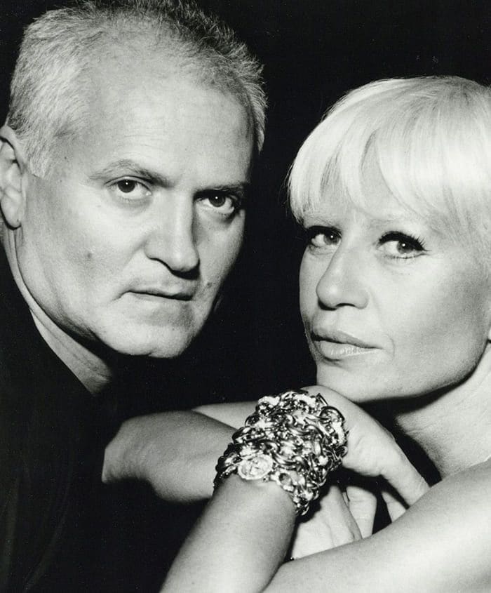 Gianni y Donatella Versace juntos