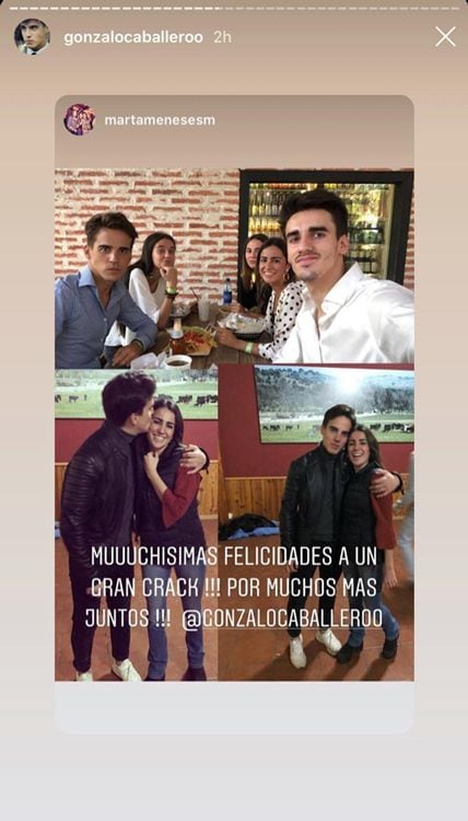 Victoria Federica se acuerda de Gonzalo Caballero por su cumpleaños