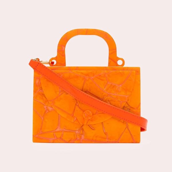 bolso naranja