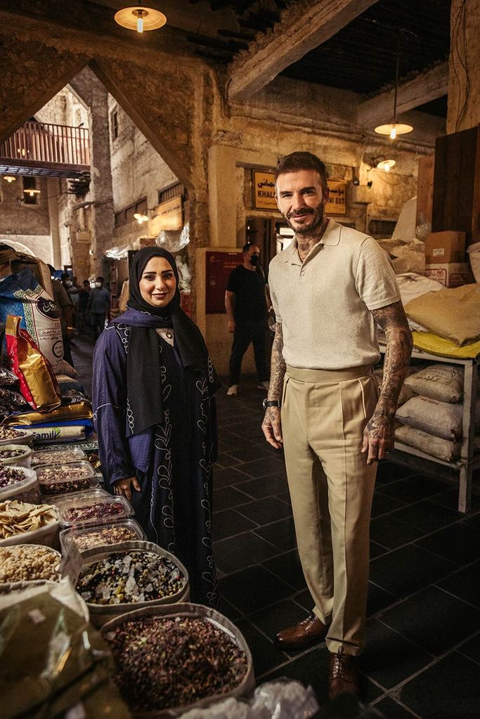 david beckham souq waqif