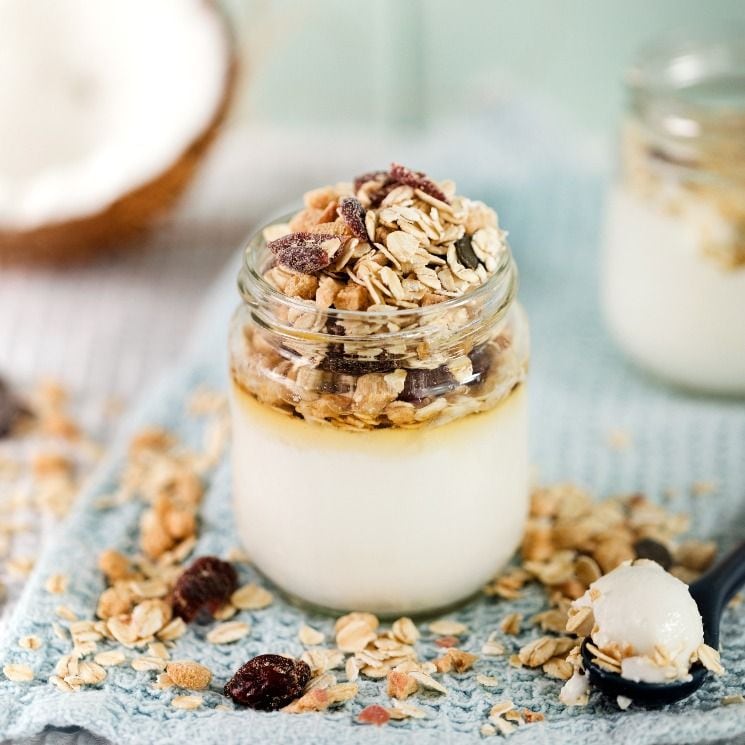 yogur coco muesli