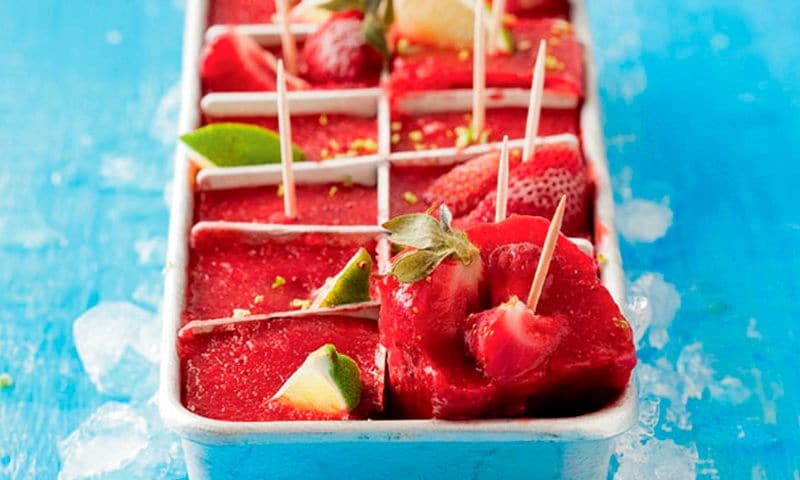 recetas polos hielo frutas fresas ok