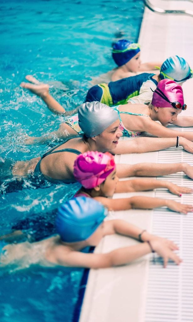 Clases de natación para niños