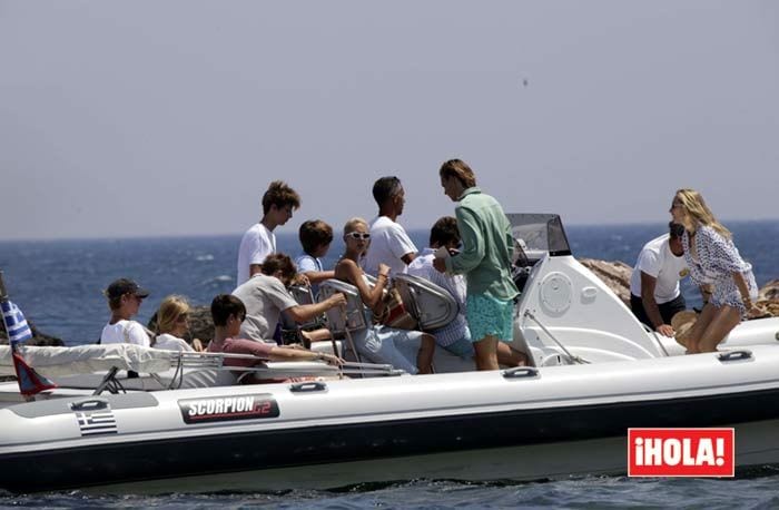 EXCLUSIVA: Las vacaciones marineras de Pablo de Grecia y su familia 