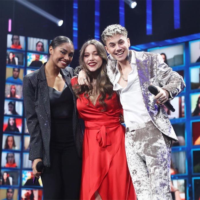 Nía, Eva y Hugo de OT 2020