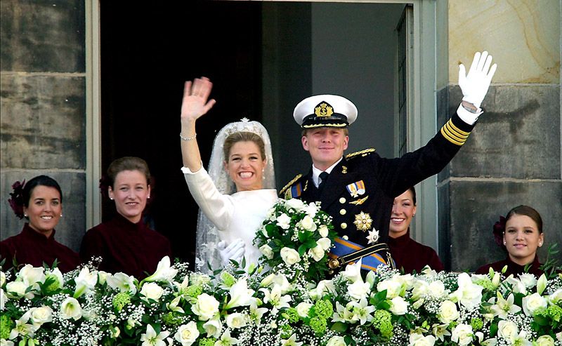 La espectacular historia del vestido de novia de Máxima de Holanda hace 22 años