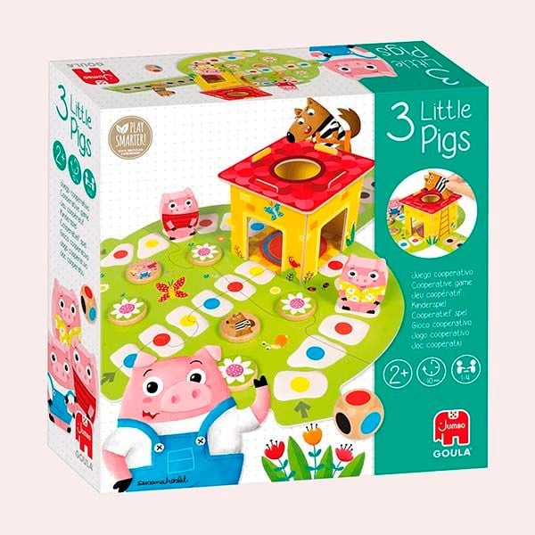 juego mesa 3 little pigs goula