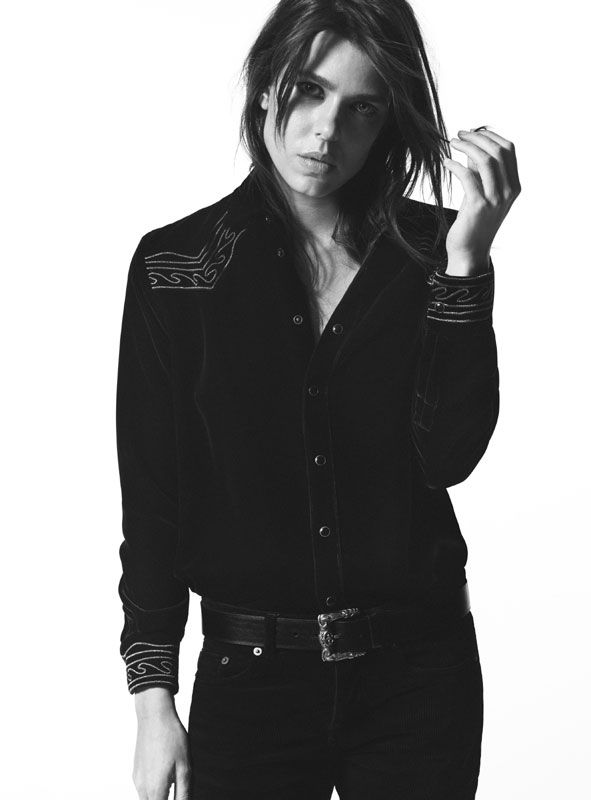 Carlota Casiraghi, Saint Laurent