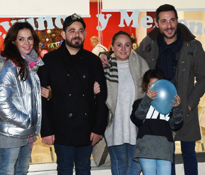 Olga Moreno, David, Antonio David y Rocío Flores y Lola