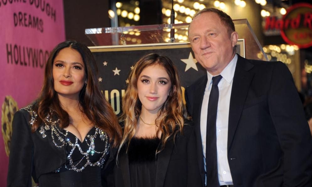 salma hayek fran ois henri pinault y su hija valentina paloma