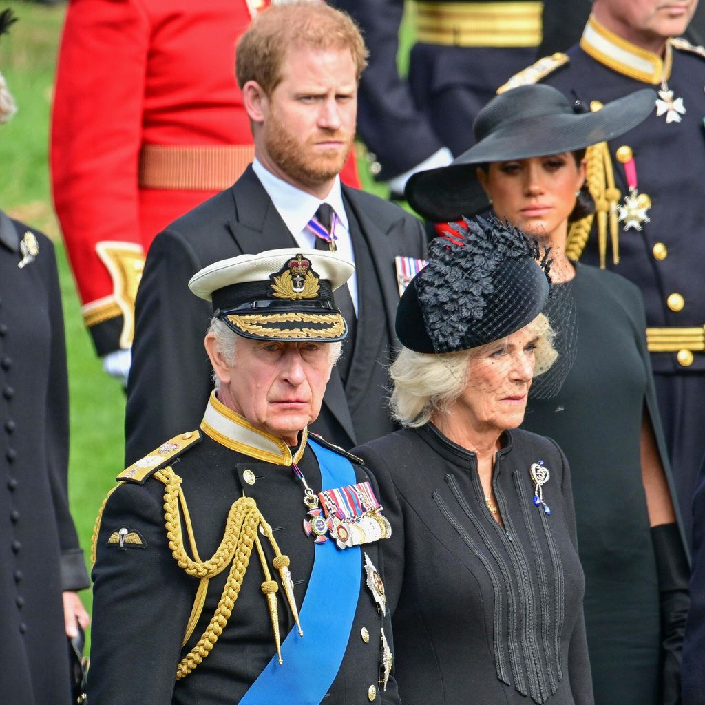 Harry, Meghan, Carlos y Camilla