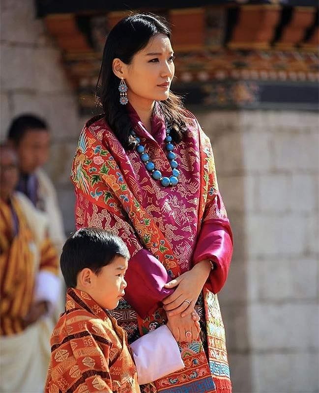 Primera imagen de la reina de Bután embarazada de su segundo hijo 