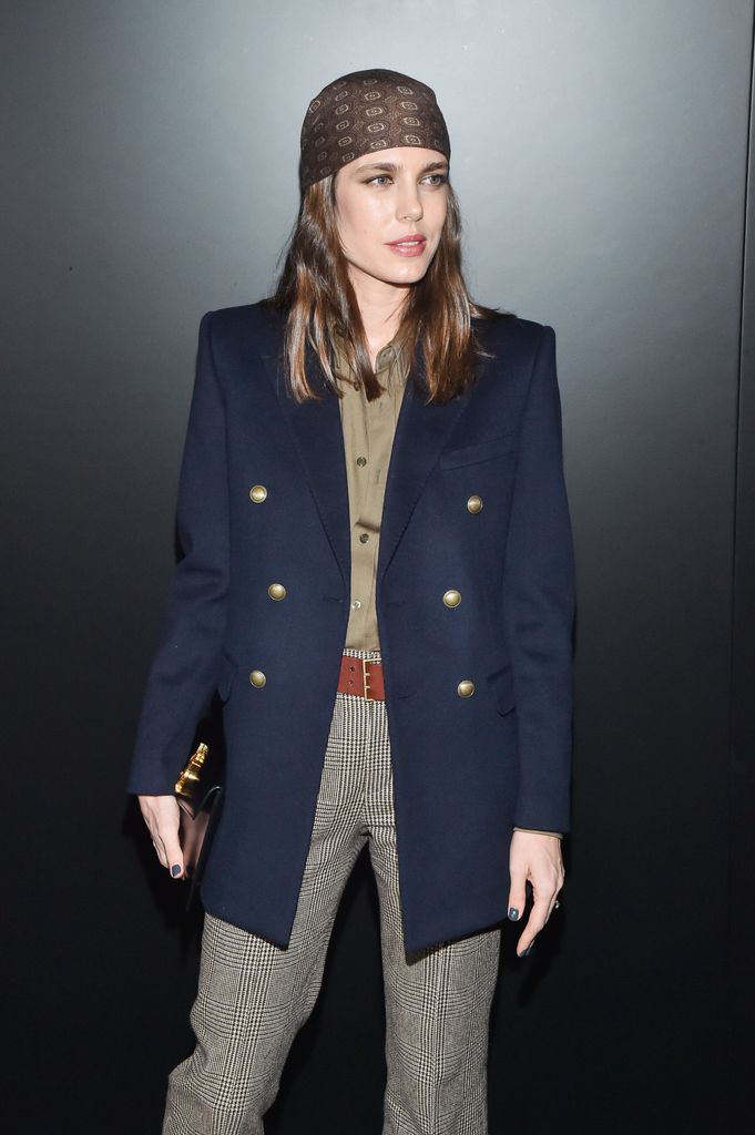 Carlota Casiraghi en la Semana de la Moda de París en 2020