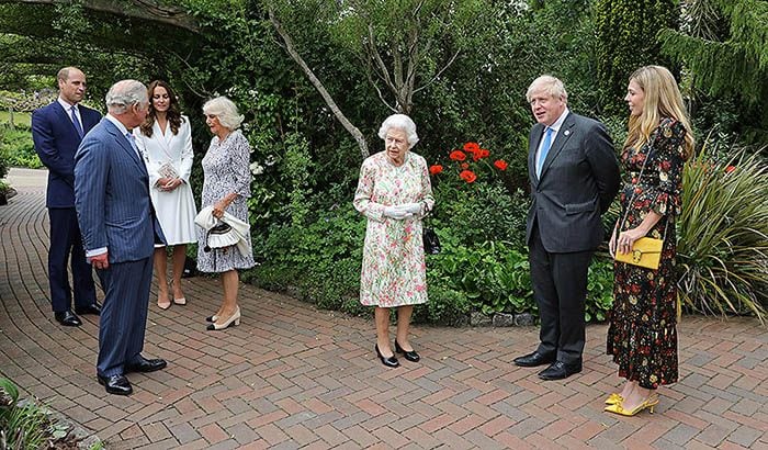 La Reina en la cumbre del G7