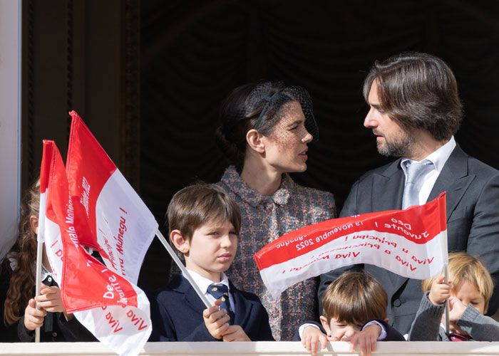 Dimitri Rassam y Carlota Casiraghi en el Día Nacional de Mónaco 