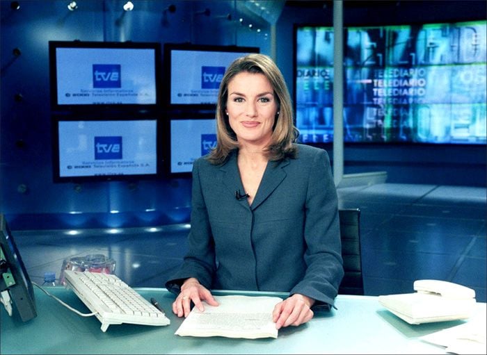 Letizia Ortiz en el Telediario