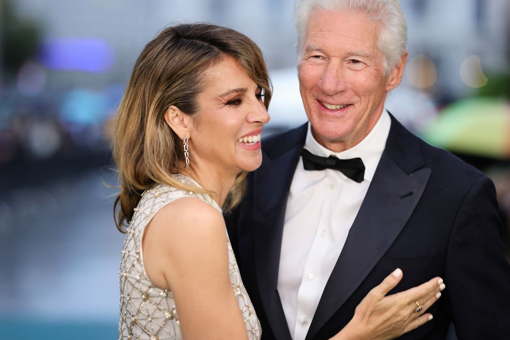 Richard y Alejandra Gere en el Festival de Cine de Zúrich el 8 de octubre de 2024