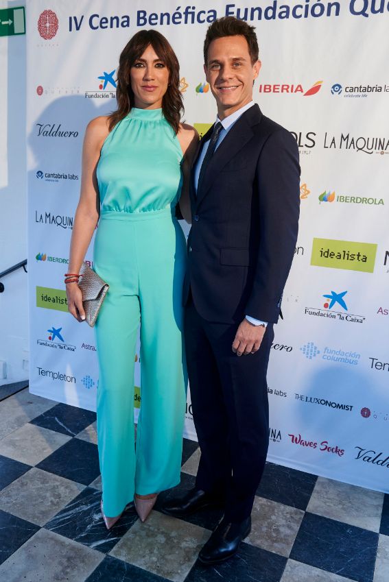 Patricia Pardo y Christian Gálvez posan juntos por primera vez en un photocall