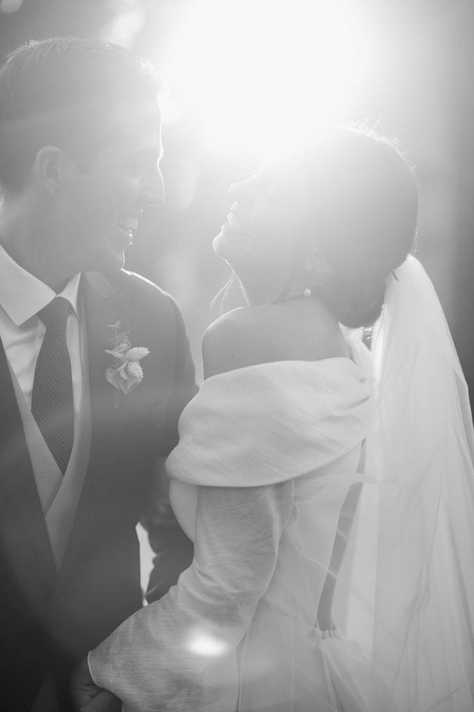 vestido de novia de raquel en otoño