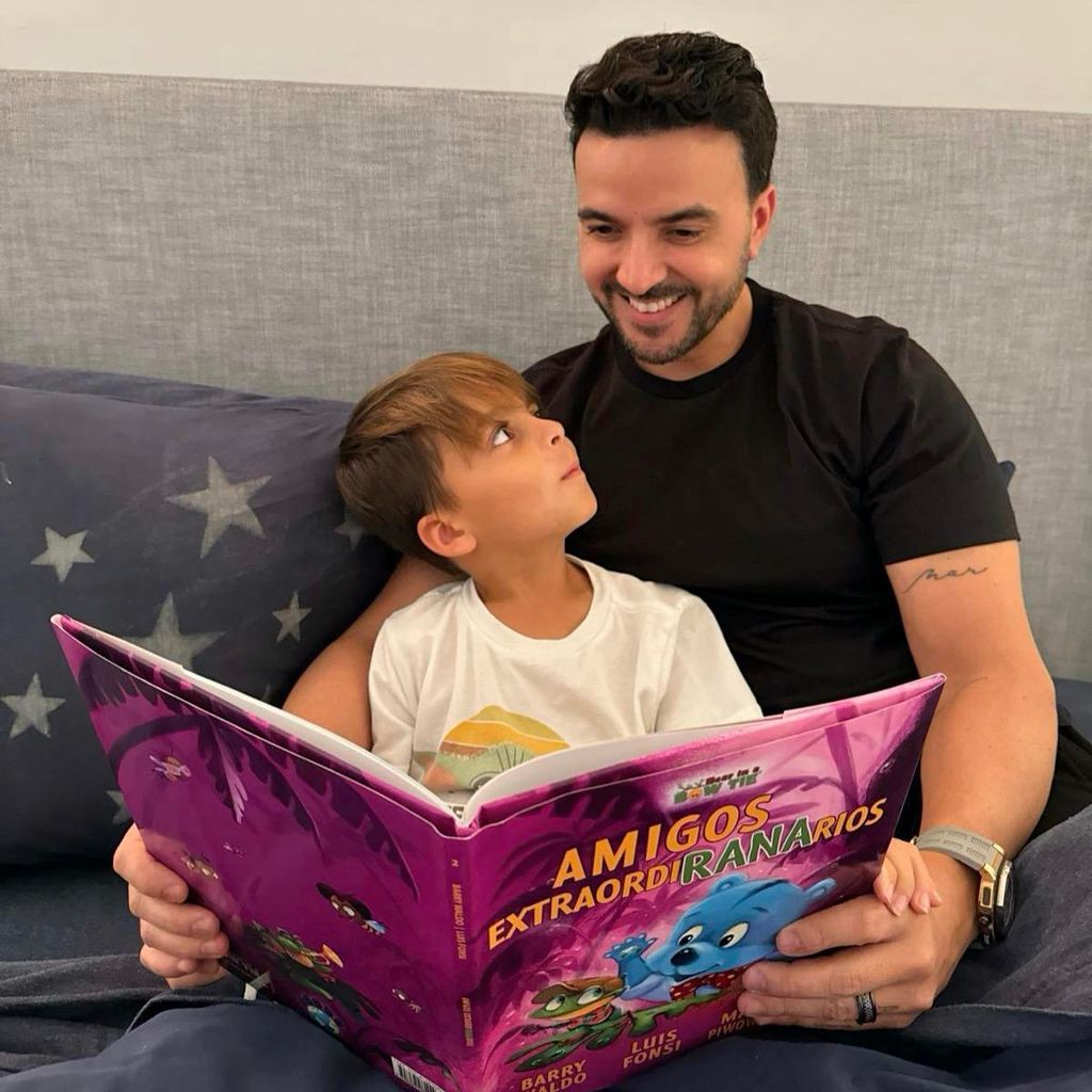 Luis Fonsi y su hijo Rocco