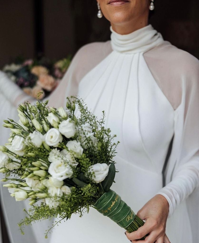 Ramos de novia blancos lisianthus