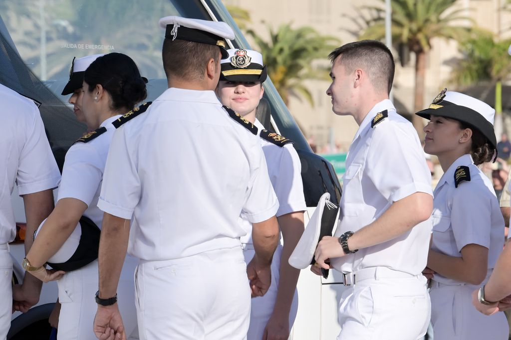 La princesa Leonor llega a Tenerife en el Buque-Escuela de la Armada 'Juan SebastiÃ¡n de Elcano'