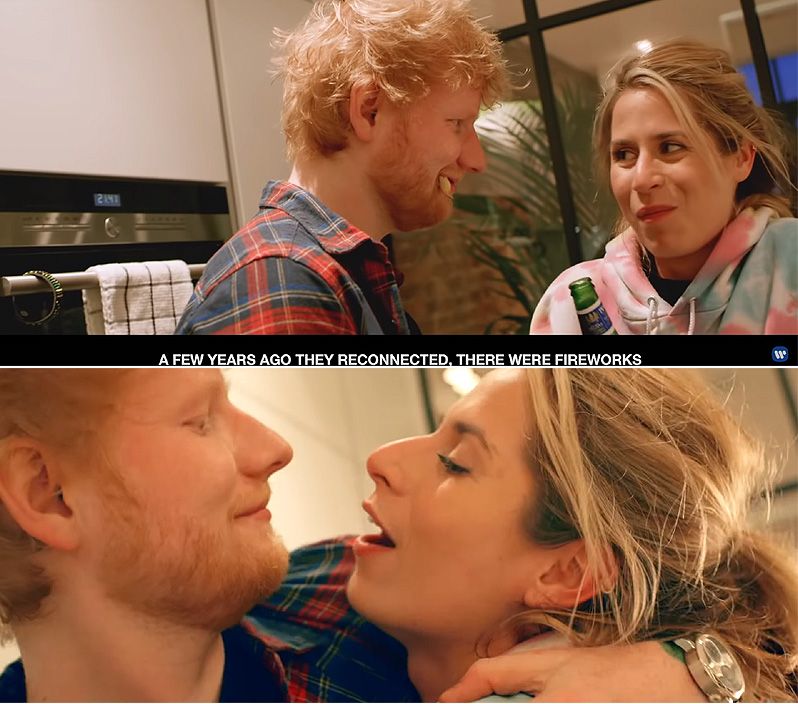 Ed Sheeran y su mujer protagonizan su primer videoclip juntos y desvelan la fecha real de su boda