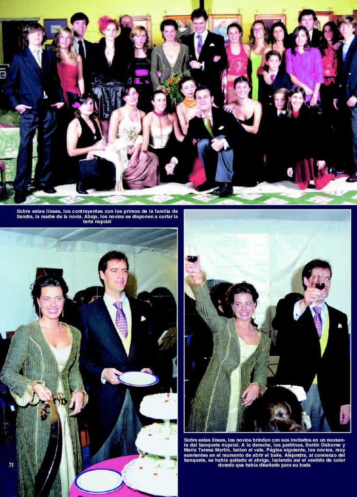 Boda Alejandra Osborne en ¡HOLA! noviembre 2003